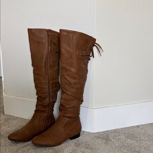 Dream Pairs Brown Over the Knee Boots
